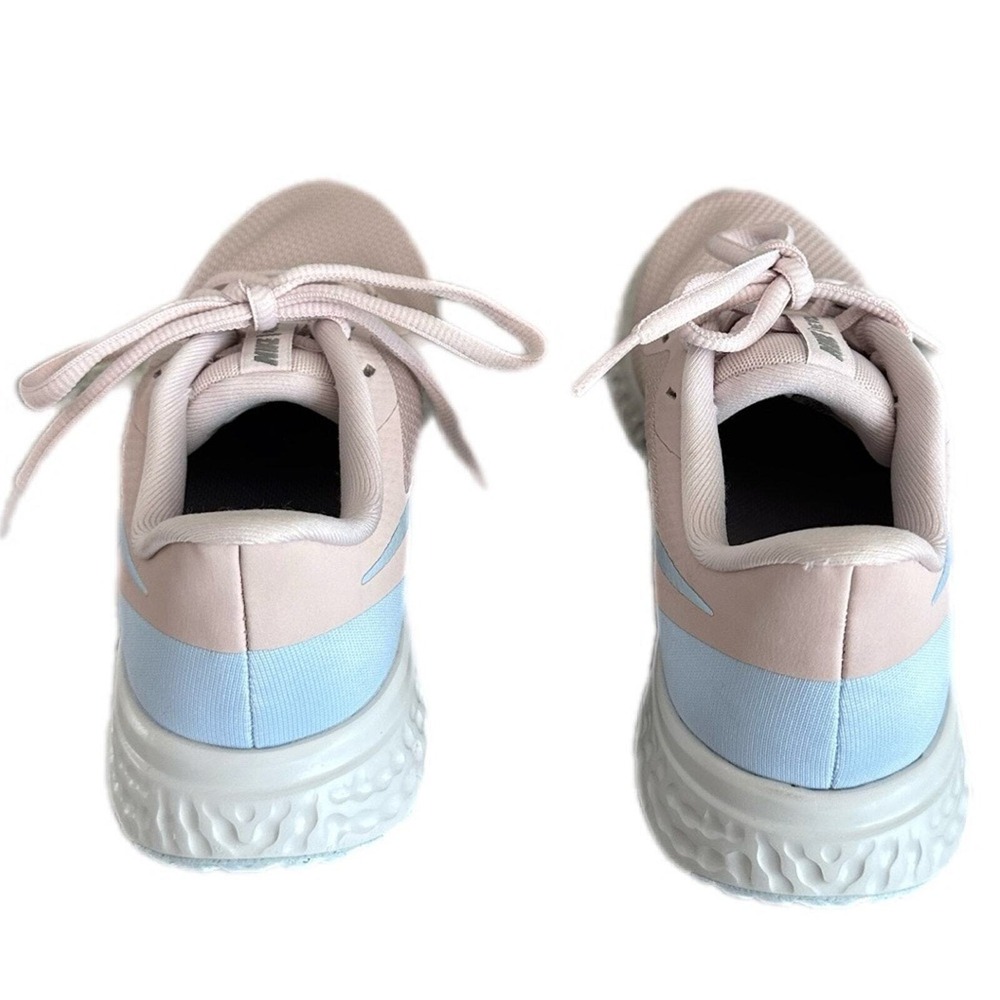 Nike Women's Revolution 5 Barely Rose Hydrogen Blue Shoes- size 7 - Picture 5 of 7